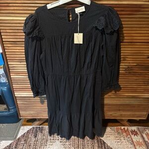 Universal Thread Black Long Sleeve Dress